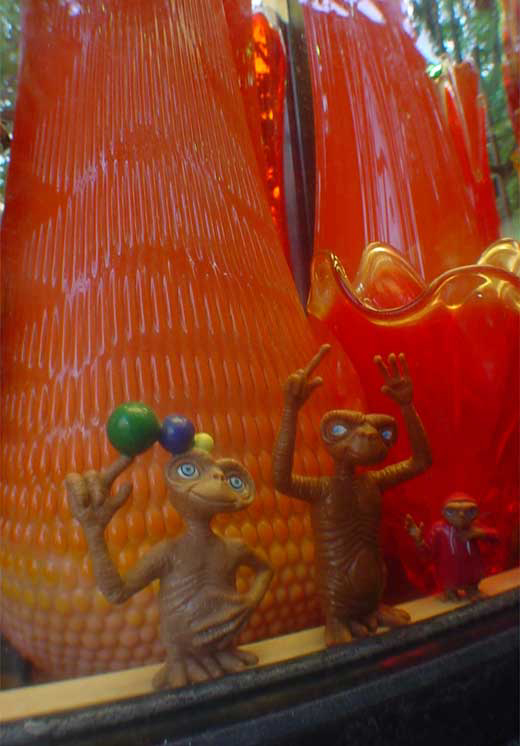 E.T. and Vintage Glassware Collections